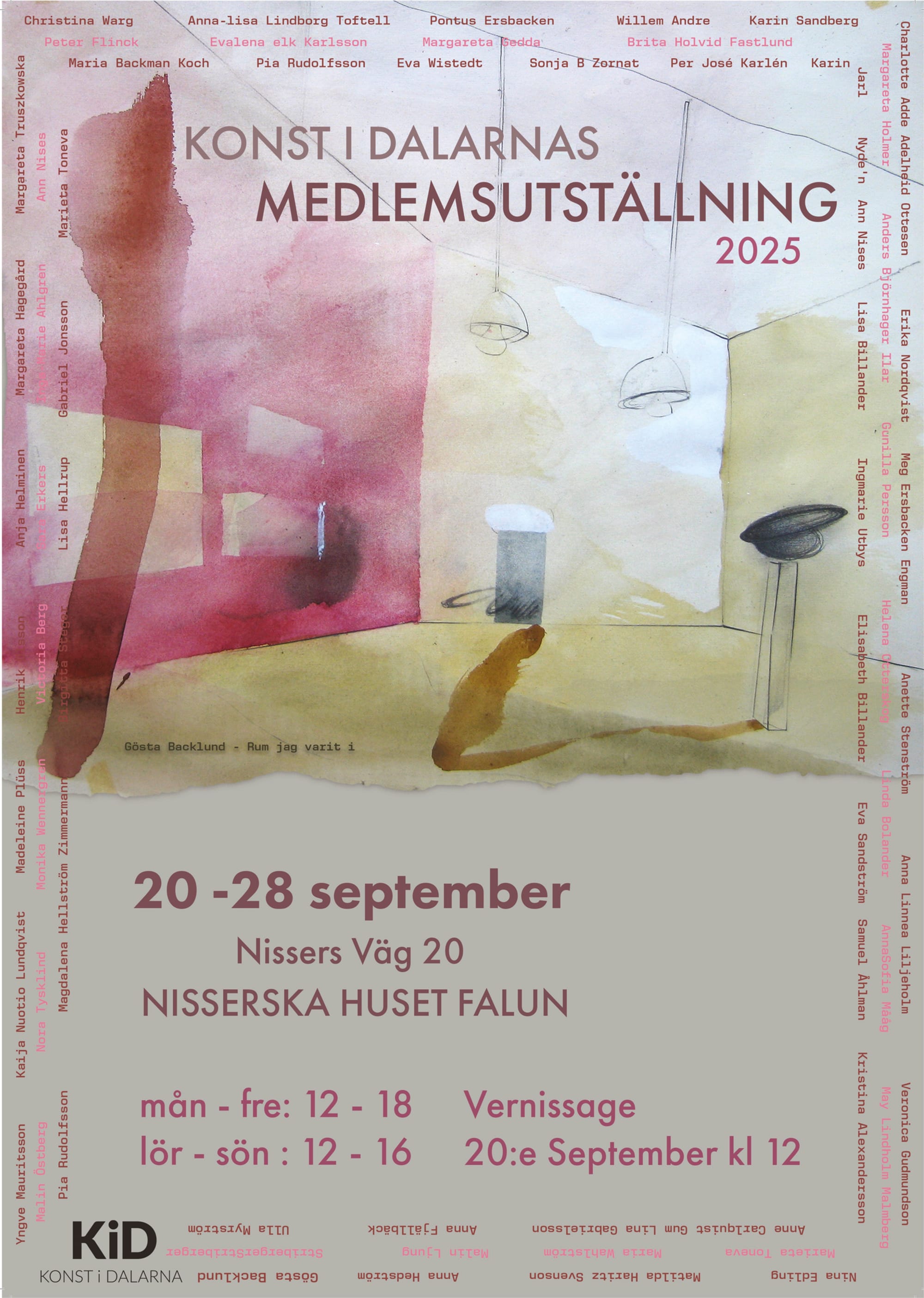 Konst i Dalarnas medlemsutställning 2025